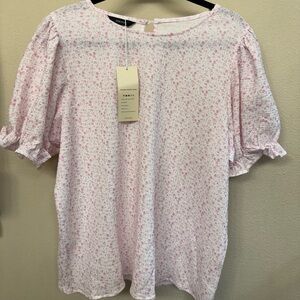 🎉🎉Chic Pink Floral Women's Blouse